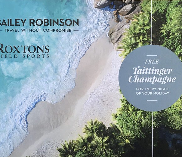 Bailey Robinson’s exclusive offer with Taittinger champagne