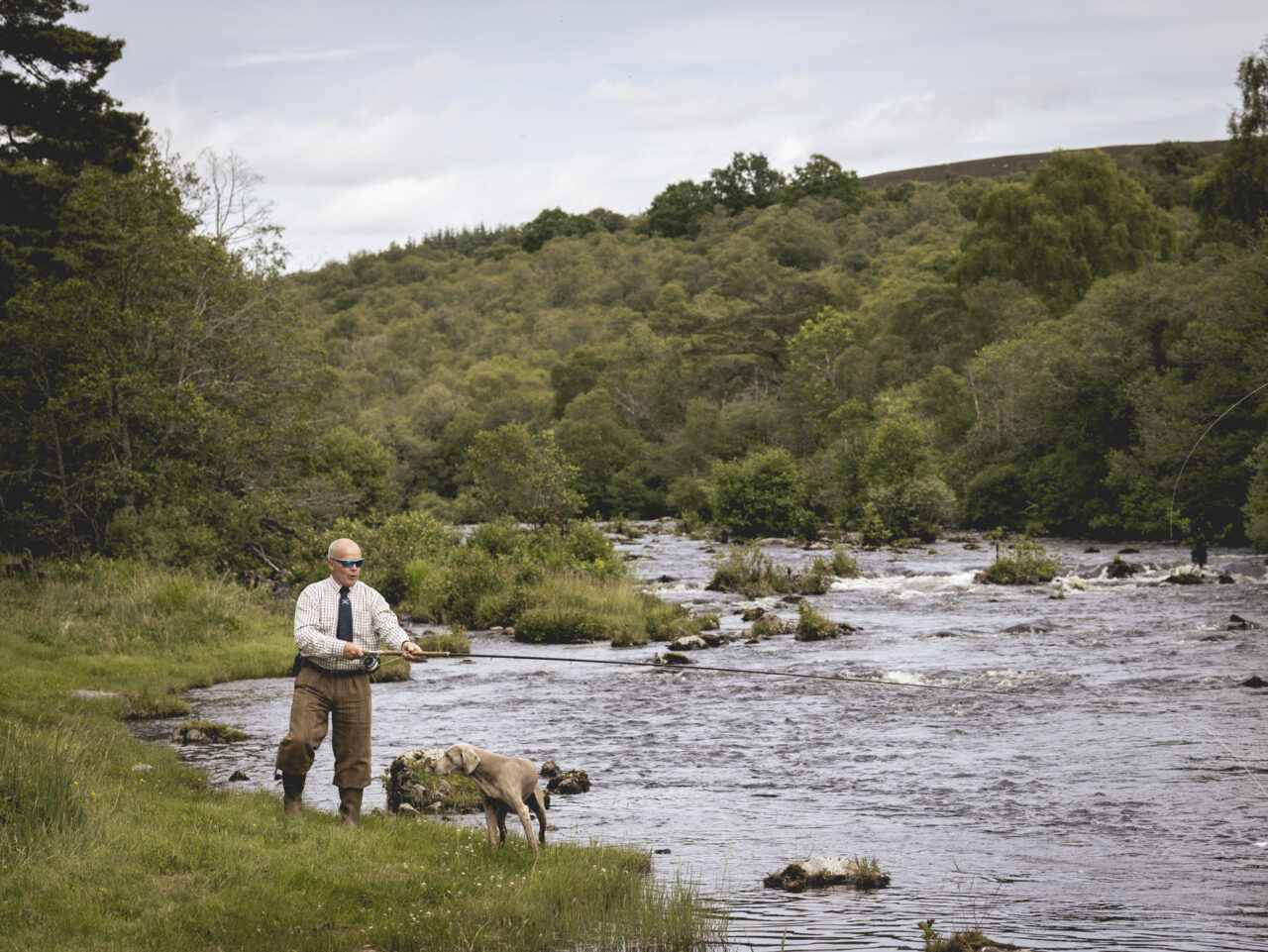 Fishing at Lairg estate