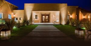 La Guayascate lodge at night, Argentina