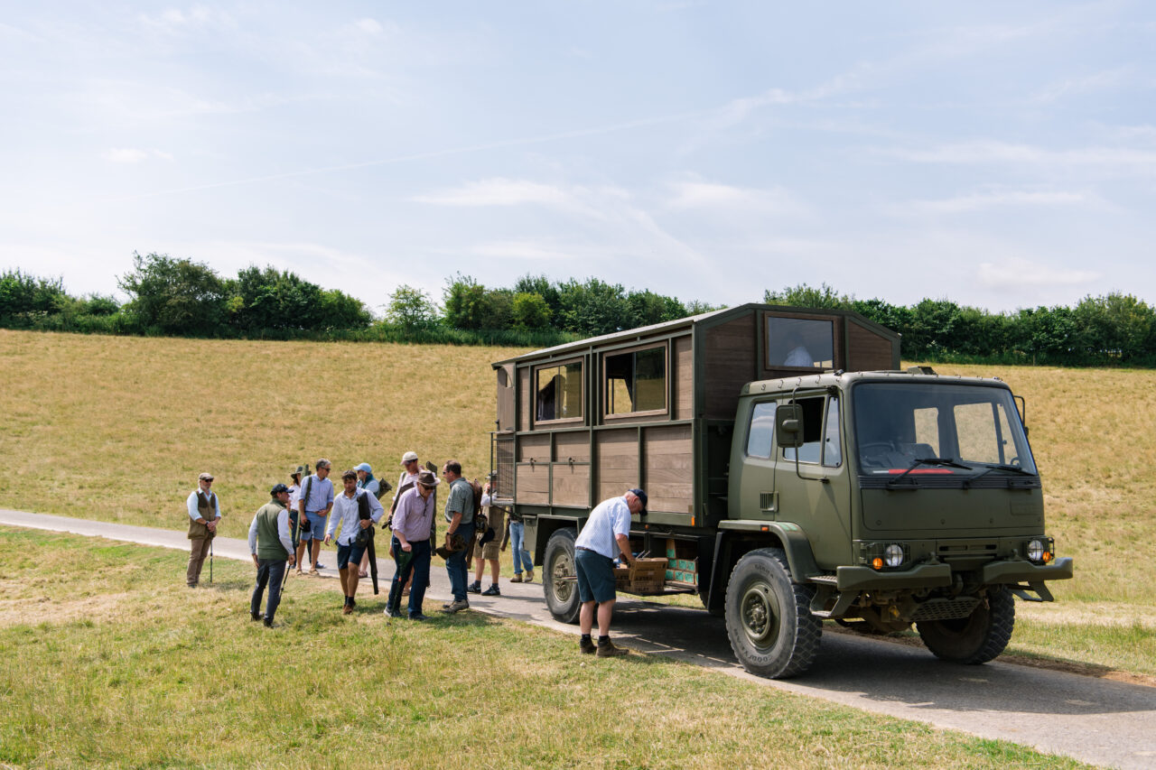 Gun bus at Winchcombe Valley