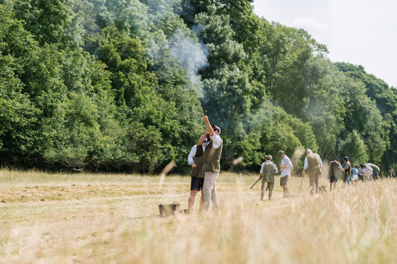 Simulated game shooting near Chelthenham