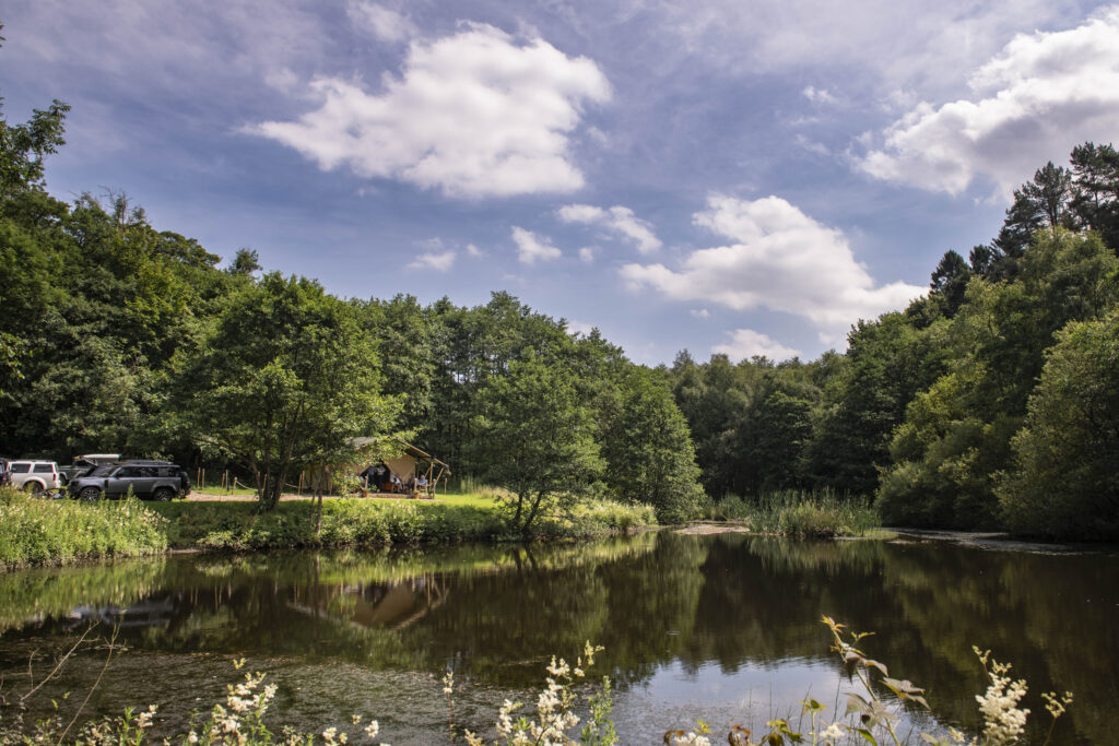 Lake view at Thimbleby Estate in North Yorkshire