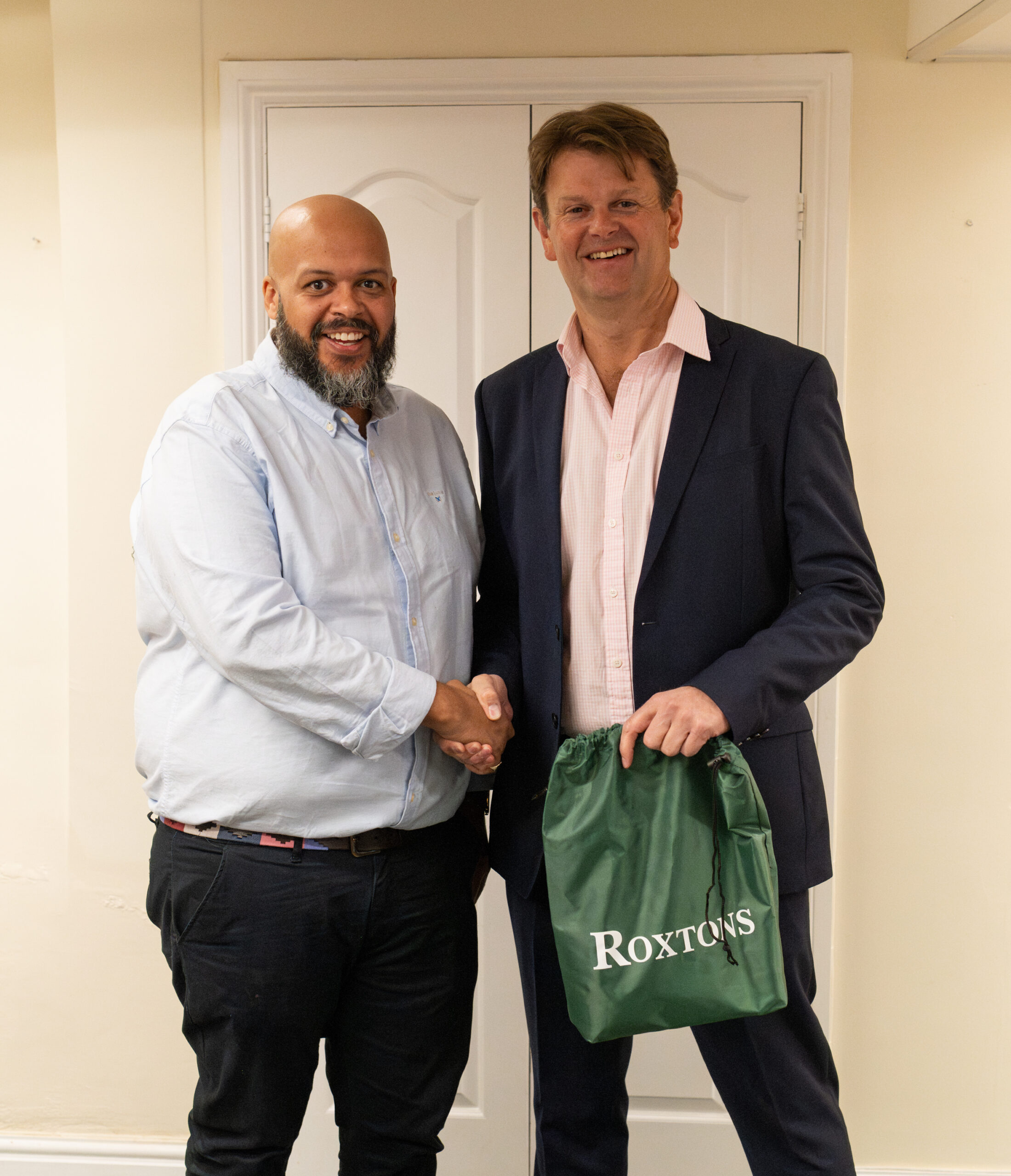 Leon Challis-Davies from Eat Wild and John Duncan from Roxtons