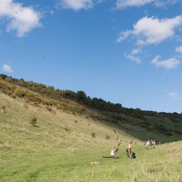 Partridge shooting at Prescombe